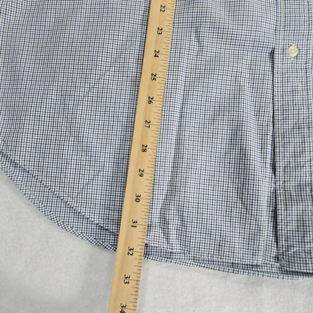 Polo Ralph Lauren Estate Shirt Mens 18 2XL Blue Classic Fit Button Up
